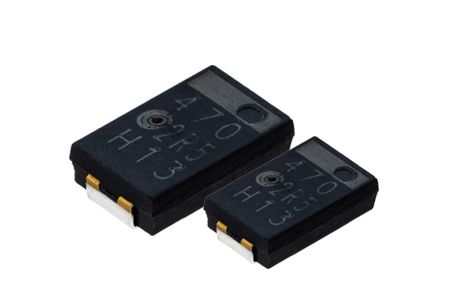 6.3 V,150 μF 導電性高分子片式鋁電解電容器-ACAS - 6.3V 150μF ESR 9 導電性高分子片式鋁電解電容器適用於DC/DC轉換器、電壓調節器等應用.