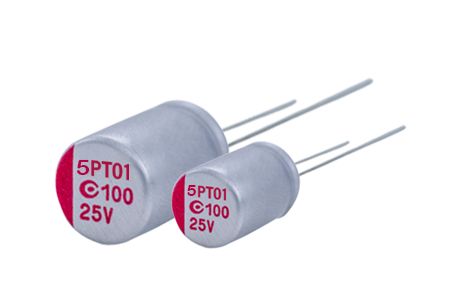 Tụ điện rắn nhôm polymer dẫn điện 16V, 470μF (loại chân radial) - AR5P - Tụ điện rắn nhôm polymer dẫn điện 16V 470μF ESR10 (loại chân radial) của chúng tôi được thiết kế để đáp ứng các bộ chuyển đổi DC-DC, bộ điều chỉnh điện áp và ứng dụng tách rời.