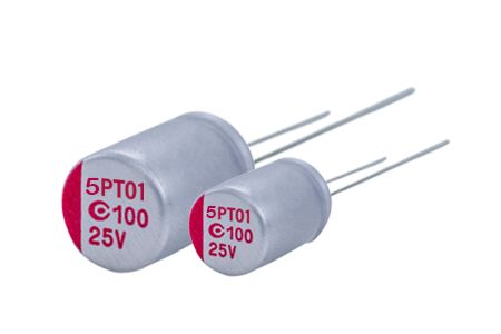 Condensateurs solides en aluminium à polymère conducteur de 16V, 560μF (type à broches radiales) - AR5P - Nos condensateurs solides en aluminium à polymère conducteur de 16V 560μF ESR14 (type à broches radiales) sont conçus pour répondre aux applications de convertisseurs DC-DC, de régulateurs de tension et de découplage.