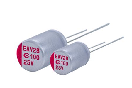 2.5V, 560μF 导电性高分子铝固体电解电容器(引线型) - AREA - 我们的2.5V 560μF ESR 10 导电性高分子铝固体电解电容器(引线型) 适用于DC/DC转换器、电压调节器等应用.