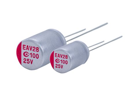 6.3V, 470μF 导电性高分子铝固体电解电容器(引线型) - AREA - 我们的6.3V 470μF ESR 15 导电性高分子铝固体电解电容器(引线型) 适用于DC/DC转换器、电压调节器等应用.