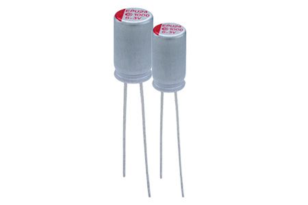 6.3V, 220μF 导电性高分子铝固体电解电容器(引线型) - AREP - 我们6.3V 220μF ESR 15 导电性高分子铝固体电解电容器(引线型)适用于DC/DC转换器、电压调节器等应用.