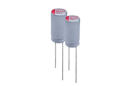 100V, 47μF 导电性高分子铝固体电解电容器(引线型)- ARHA - 我们100V 47μF ESR 35 导电性高分子铝固体电解电容器(引线型)适用于DC/DC转换器、电压调节器等应用.