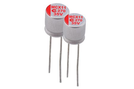 25V, 100μF 导电性高分子混合电解电容器(引线型) - ARMC - 我们的25V 100μF ESR 30导电性高分子混合电解电容器(引线型) 适用于DC/DC转换器、电压调节器等应用