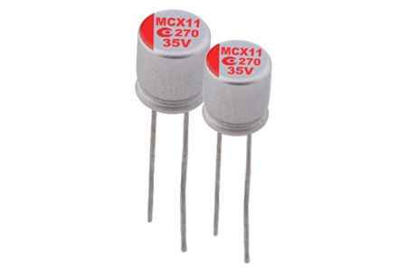 63V, 22μF 導電性高分子混合電解電容器(引線型) - ARMC - 我們的 63V 22μF ESR 80導電性高分子混合電解電容器(引線型) 適用於DC/DC轉換器、電壓調節器等應用