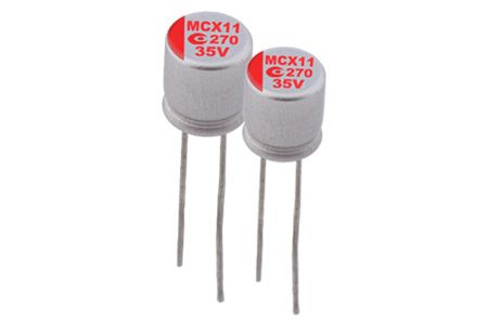 63V, 47μF 導電性高分子混合電解電容器(引線型) - ARMC - 我們的 63V 47μF ESR 40導電性高分子混合電解電容器(引線型) 適用於DC/DC轉換器、電壓調節器等應用