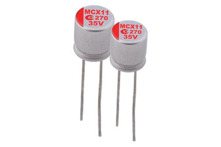 63V, 82μF 導電性高分子混合電解電容器(引線型) - ARMC - 我們的 63V 82μF ESR 30導電性高分子混合電解電容器(引線型) 適用於DC/DC轉換器、電壓調節器等應用
