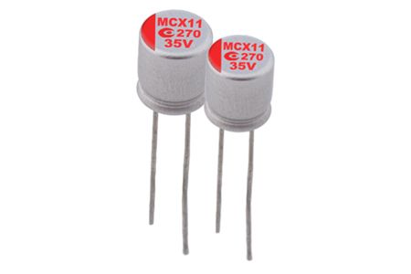 80V, 47μF 導電性高分子混合電解電容器(引線型) - ARMC - 我們的 80V 47μF ESR 36導電性高分子混合電解電容器(引線型) 適用於DC/DC轉換器、電壓調節器等應用