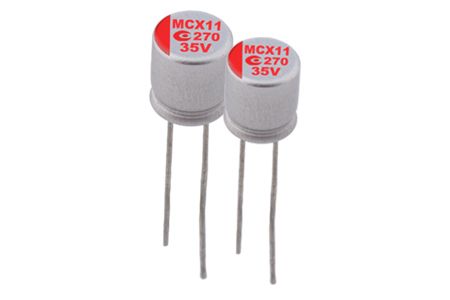 80V, 56μF 導電性高分子混合電解電容器(引線型) - ARMC - 我們的 80V 56μF ESR 32導電性高分子混合電解電容器(引線型) 適用於DC/DC轉換器、電壓調節器等應用