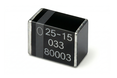 10 V、33μF導電性ポリマーアルミ電解コンデンサ（端子電極構造）-ASTB - APAQ 10V 33μF ESR 80 導電性ポリマーアルミニウム電解コンデンサ（端子電極構造）は、コンピュータ機器、電源、エネルギー関連のアプリケーション向けに設計されています。特に、高い信頼性と安定した性能を必要とするスペース制約のある電源回路に最適です。