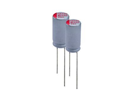 Conductive Polymer Aluminum Solid Capacitors (Radial Lead Type) - High Voltage - APAQ 25 ~ 80v 105°C 5000H Conductive Polymer Aluminum Solid Capacitors (DIP) - High Voltage