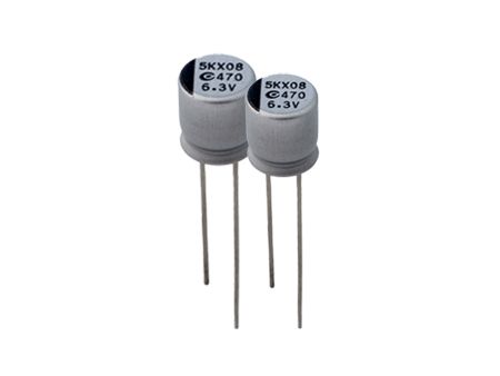 Conductive Polymer Aluminum Solid Capacitors (Radial Lead Type) - Long Life - APAQ 2.5 ~ 16v 105°C 5000H Conductive Polymer Aluminum Solid Capacitor (DIP) - Long life