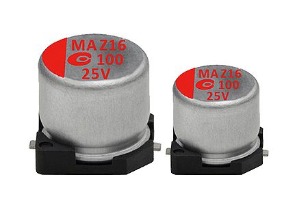 Conductive Polymer Hybrid Aluminum Electrolytic Capacitors (Surface Mount Type) - Standard - APAQ 16v ~ 80v 105°C 10000H Conductive Polymer Hybrid Aluminum Electrolytic Capacitor - Standard